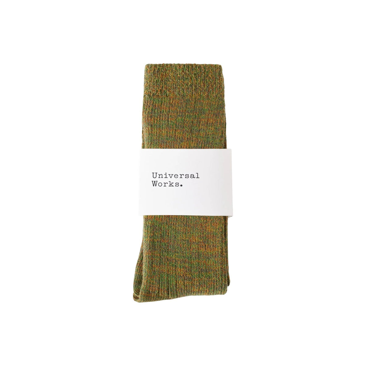 Universal Works Slub Sock Olive - Steranko Clothing Manchester