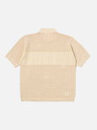 Universal Works SS Open Knit Shirt Ecru - Steranko Clothing Manchester