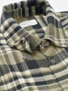 Universal Works Standard Shirt Olive Jazz Check - Steranko Clothing Manchester
