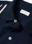 Universal Works Tropicana Shirt Classic Oxford Navy - Steranko Clothing Manchester