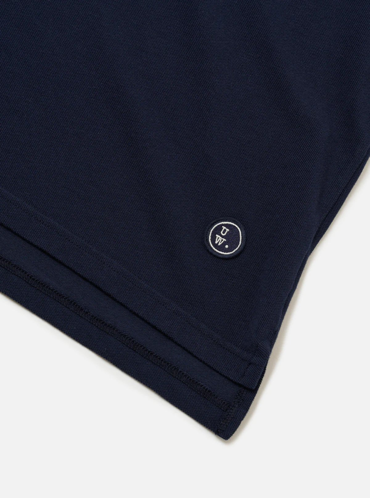 Universal Works Vacation Polo Bright Navy Piquet - Steranko Clothing Manchester