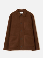 Universal Works Wool Fleece Field Jacket Cacao - Steranko Clothing Manchester