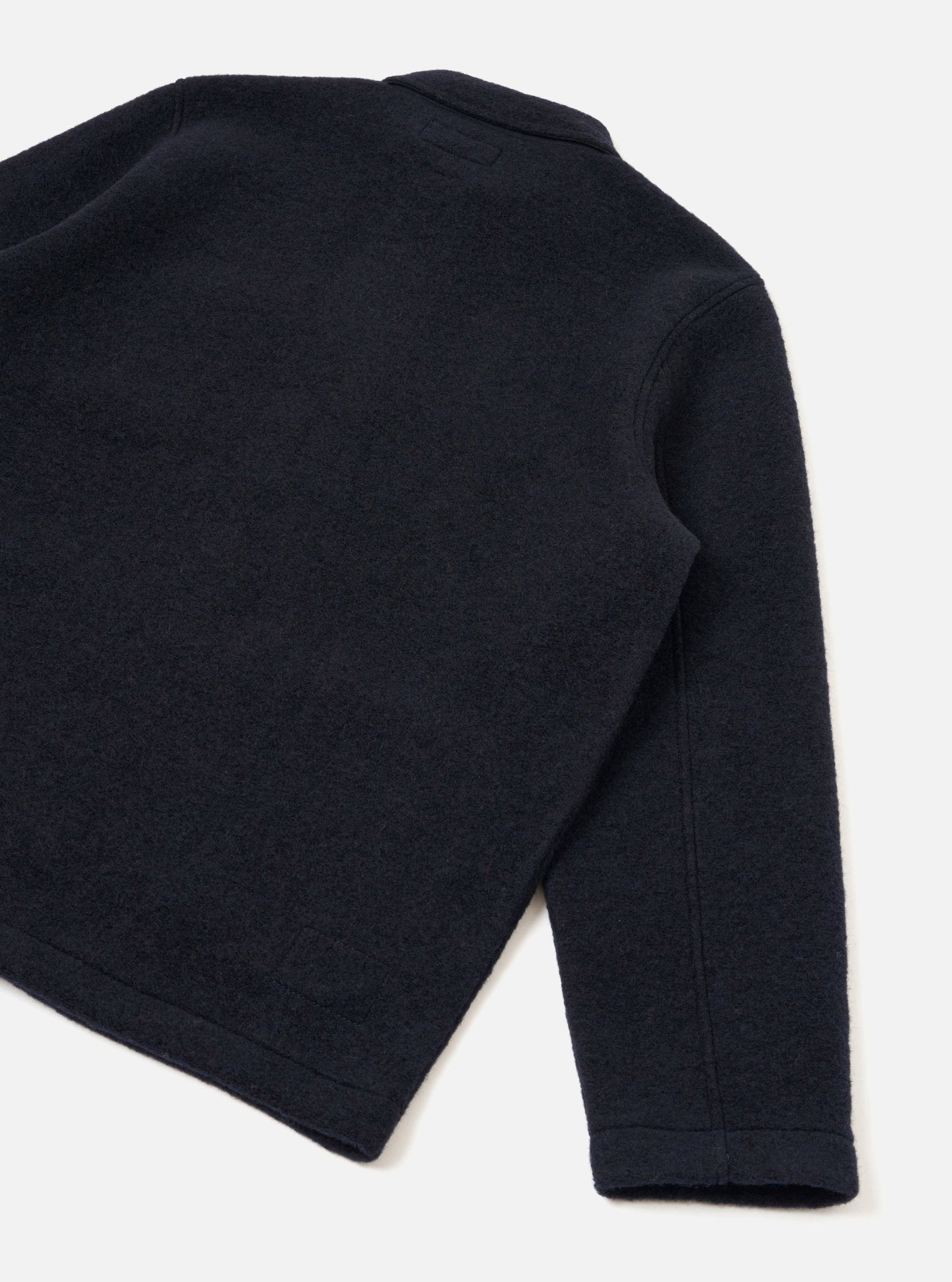 Universal Works Wool Fleece Field Jacket Navy - Steranko Clothing Manchester