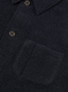 Universal Works Wool Fleece Field Jacket Navy - Steranko Clothing Manchester
