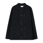 Universal Works Wool Fleece Field Jacket Navy - Steranko Clothing Manchester