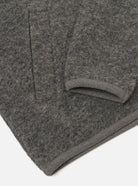 Universal Works Wool Fleece Zip Bomber Grey Marl - Steranko Clothing Manchester