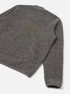 Universal Works Wool Fleece Zip Bomber Grey Marl - Steranko Clothing Manchester