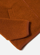 Universal Works Wool Fleece Zip Bomber Rust - Steranko Clothing Manchester