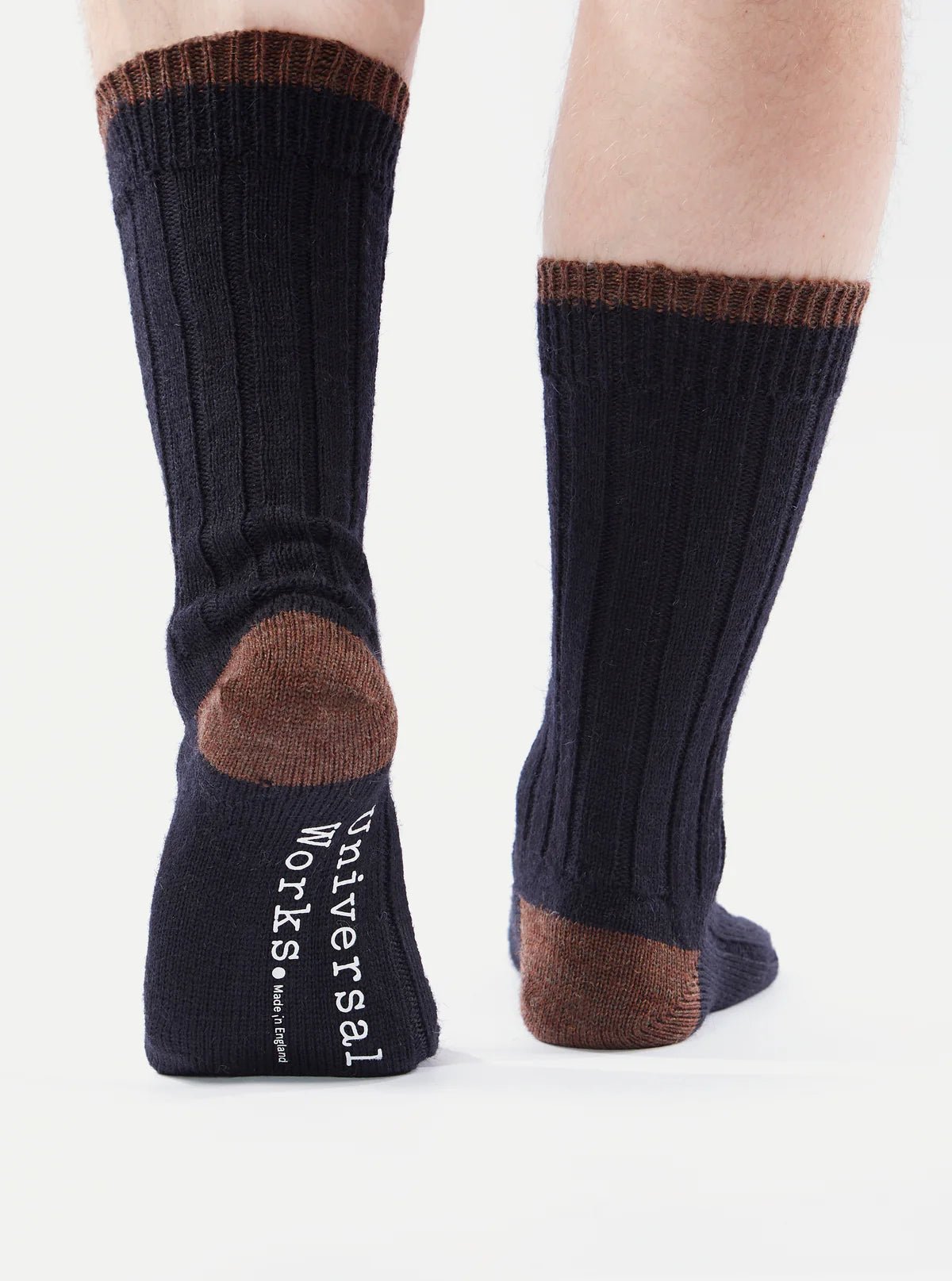 Universal Works Wool Hike Sock Navy - Steranko Clothing Manchester