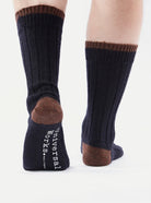 Universal Works Wool Hike Sock Navy - Steranko Clothing Manchester