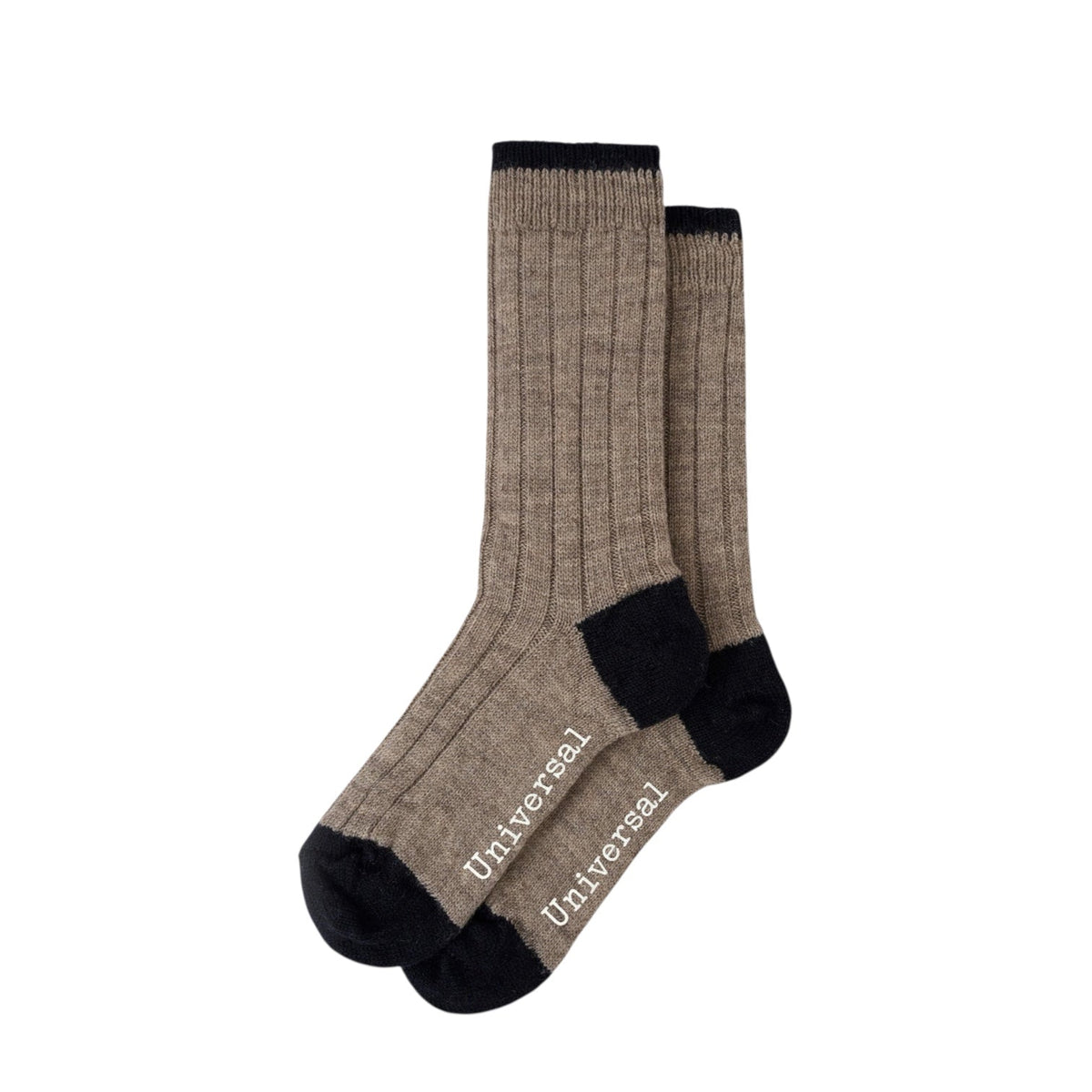 Universal Works Wool Hike Sock Stone - Steranko Clothing Manchester