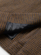 Universal Works Wool Tweed Mix Stan Coat Navy/Brown - Steranko Clothing Manchester