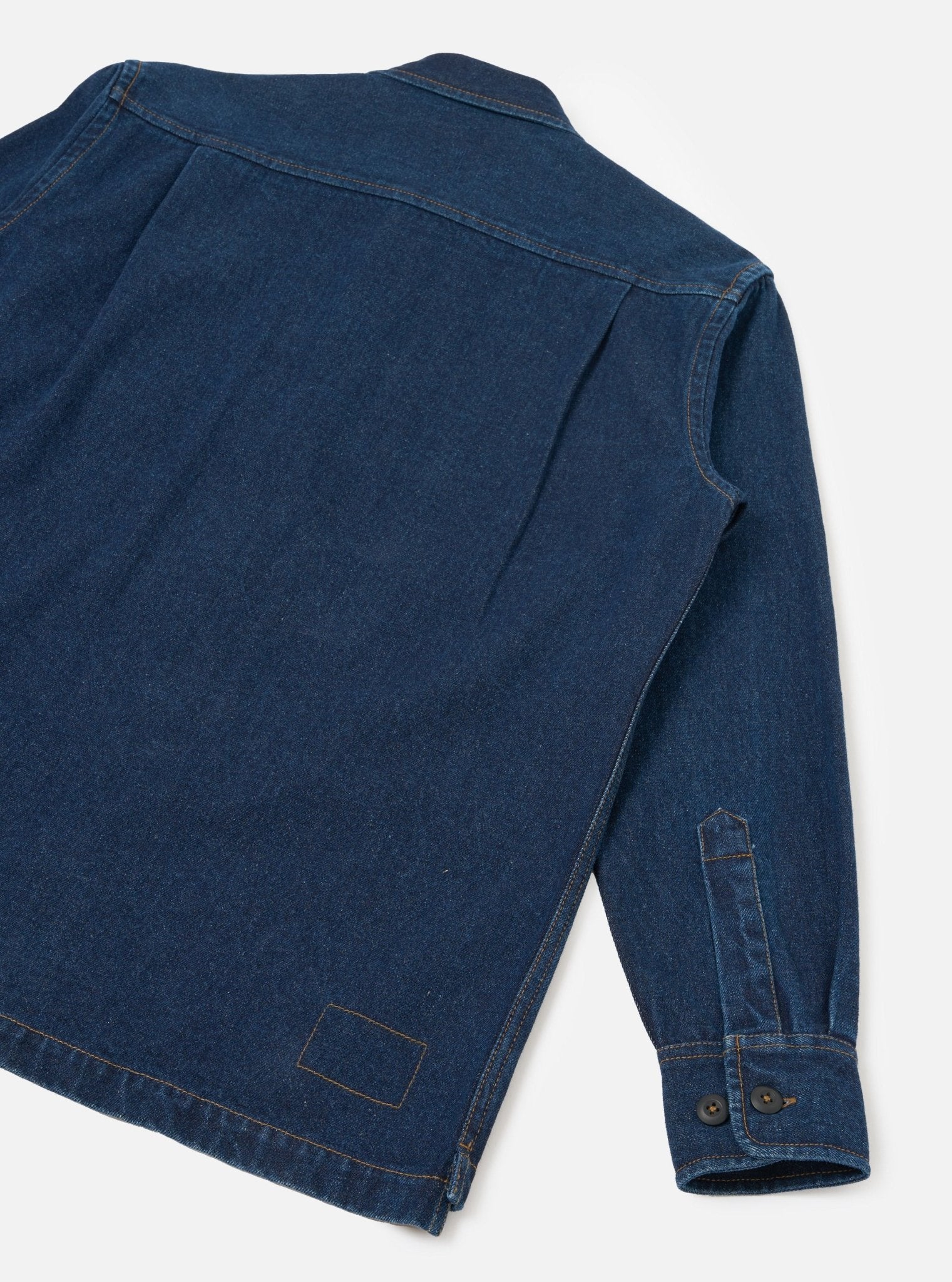 Universal Works Work Denim Fatigue Shirt Indigo - Steranko Clothing Manchester