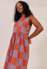 Sideline Tally Dress Lilac / Tomato