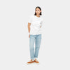 Carhartt W' SS Pocket T-Shirt Organic White