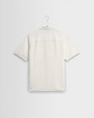 Wax Didcot Double Weave Seersucker Ecru - Steranko Clothing Manchester