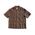 Wax Didcot S/S Shirt Seersucker Tiles Rust Multi - Steranko Clothing Manchester