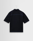 Wax Keats Shirt Dahlia Embroidery Navy - Steranko Clothing Manchester