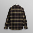 Wax Whiting Overshirt Hutton Check Black Yellow - Steranko Clothing Manchester