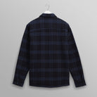 Wax Whiting Overshirt Skate Check Navy / Blue - Steranko Clothing Manchester