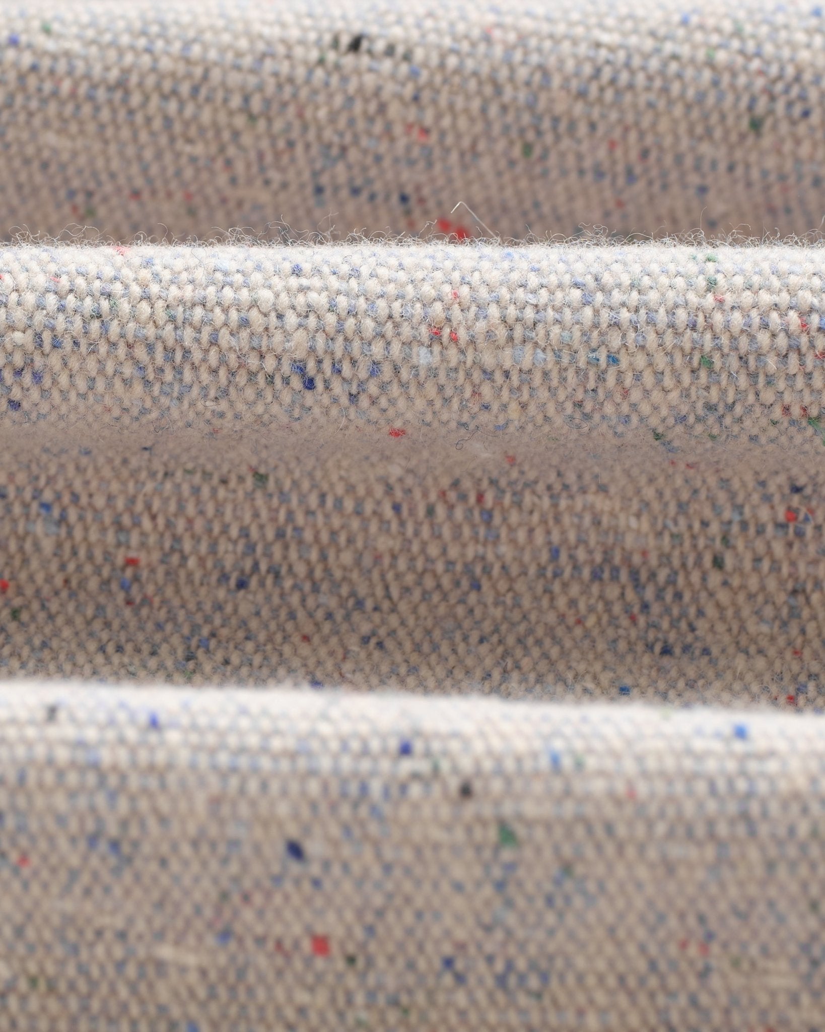 Wax Whiting Overshirt Wool Blend Fleck Blue - Steranko Clothing Manchester