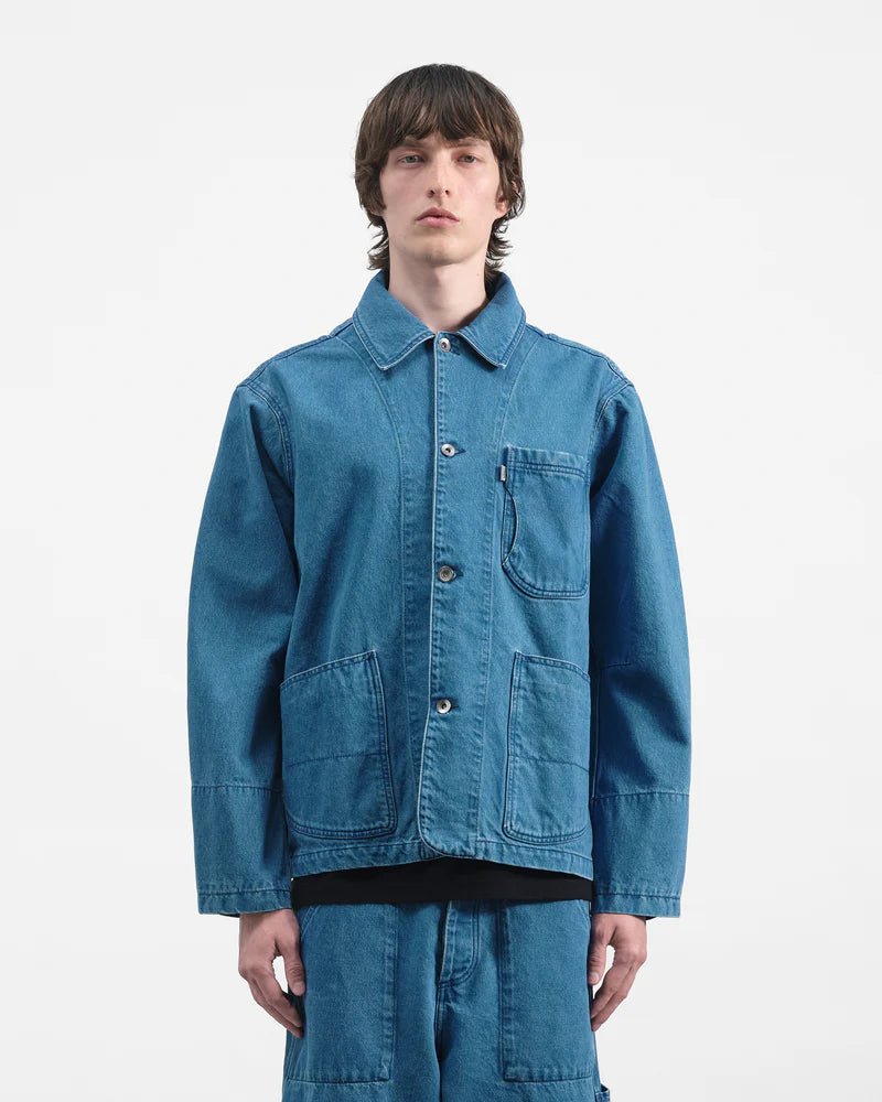 YMC Construction Jacket Indigo - Steranko Clothing Manchester