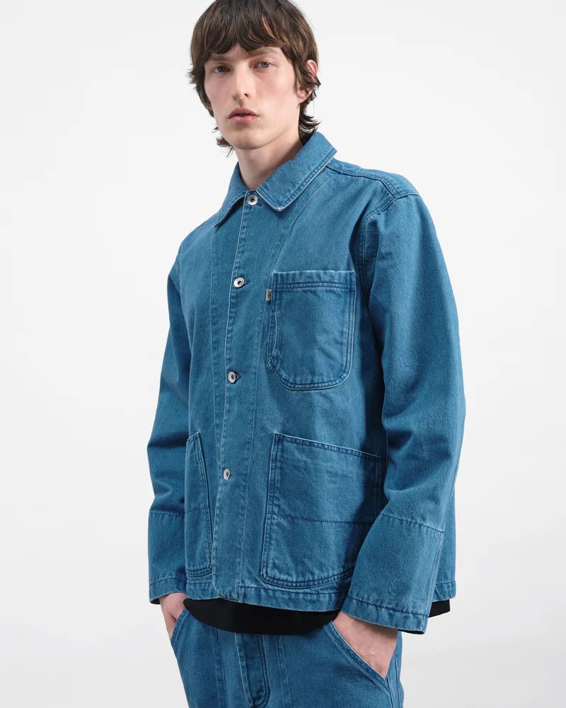 YMC Construction Jacket Indigo - Steranko Clothing Manchester