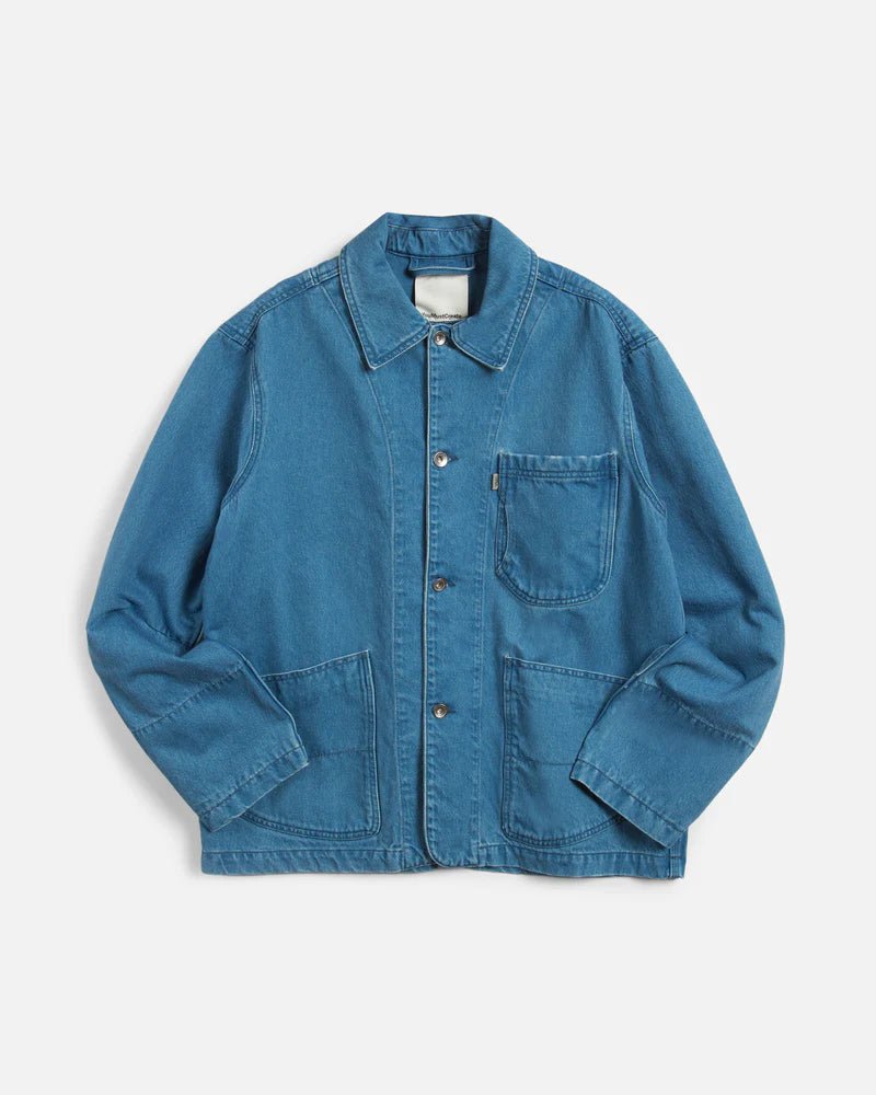 YMC Construction Jacket Indigo - Steranko Clothing Manchester