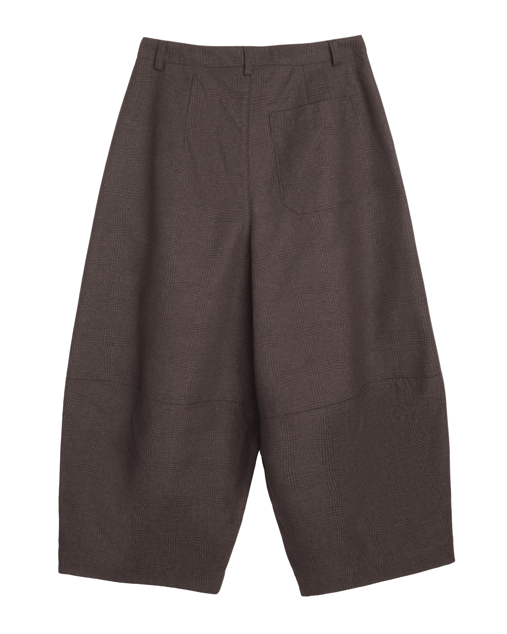 YMC Deadbeat Trouser Brown Wavy Jacquard - Steranko Clothing Manchester