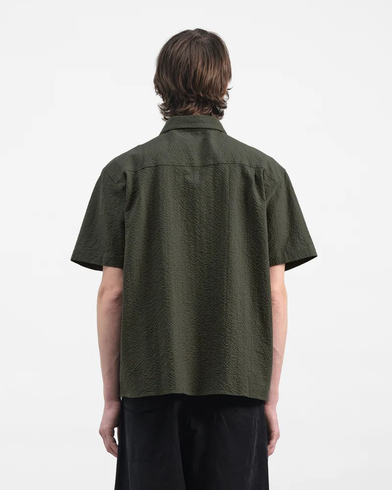 YMC Malick Shirt Green - Steranko Clothing Manchester