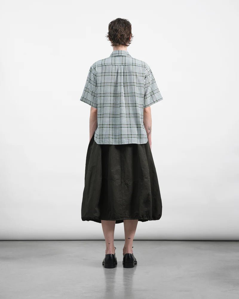 YMC Parachute Skirt Dark Green - Steranko Clothing Manchester