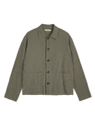 YMC PJ Overshirt Green Multi - Steranko Clothing Manchester