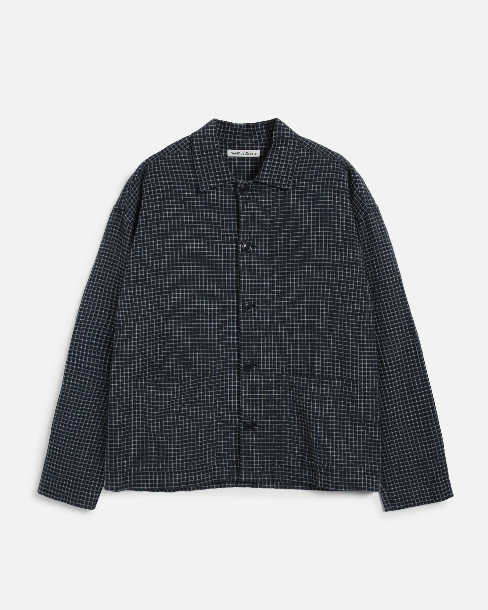 YMC PJ Overshirt Navy - Steranko Clothing Manchester