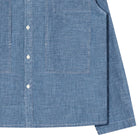 YMC Trapper Shirt Chambray - Steranko Clothing Manchester