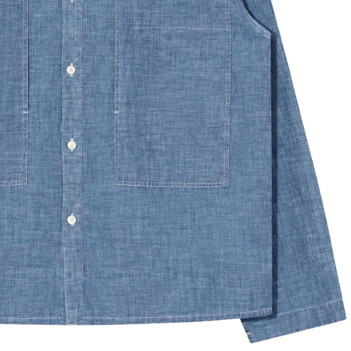 YMC Trapper Shirt Chambray - Steranko Clothing Manchester