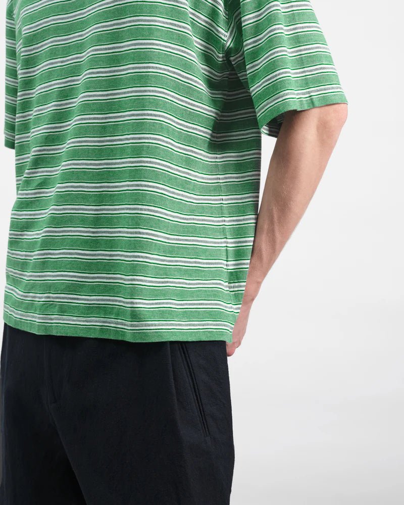 YMC Triple T-Shirt Green Multi - Steranko Clothing Manchester