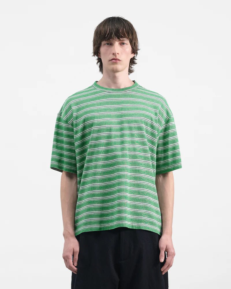 YMC Triple T-Shirt Green Multi - Steranko Clothing Manchester