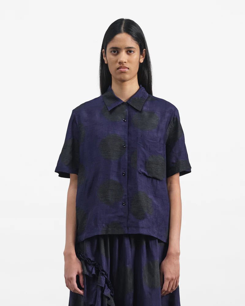 YMC Vegas Shirt Blue - Steranko Clothing Manchester