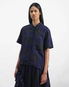YMC Vegas Shirt Blue - Steranko Clothing Manchester