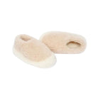 Yoko Wool Siberian Slipper Beige - Steranko Clothing Manchester