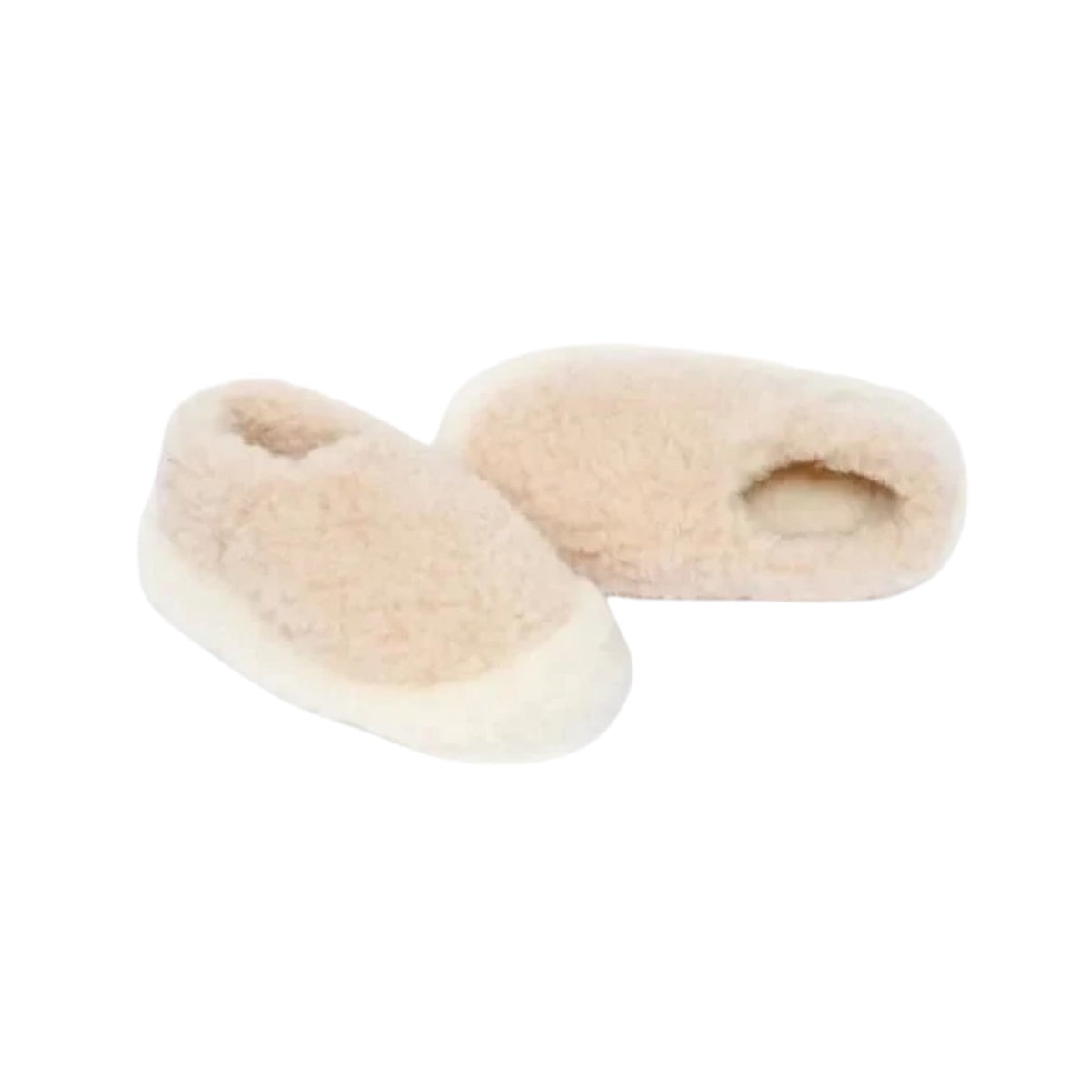 Yoko Wool Siberian Slipper Beige - Steranko Clothing Manchester