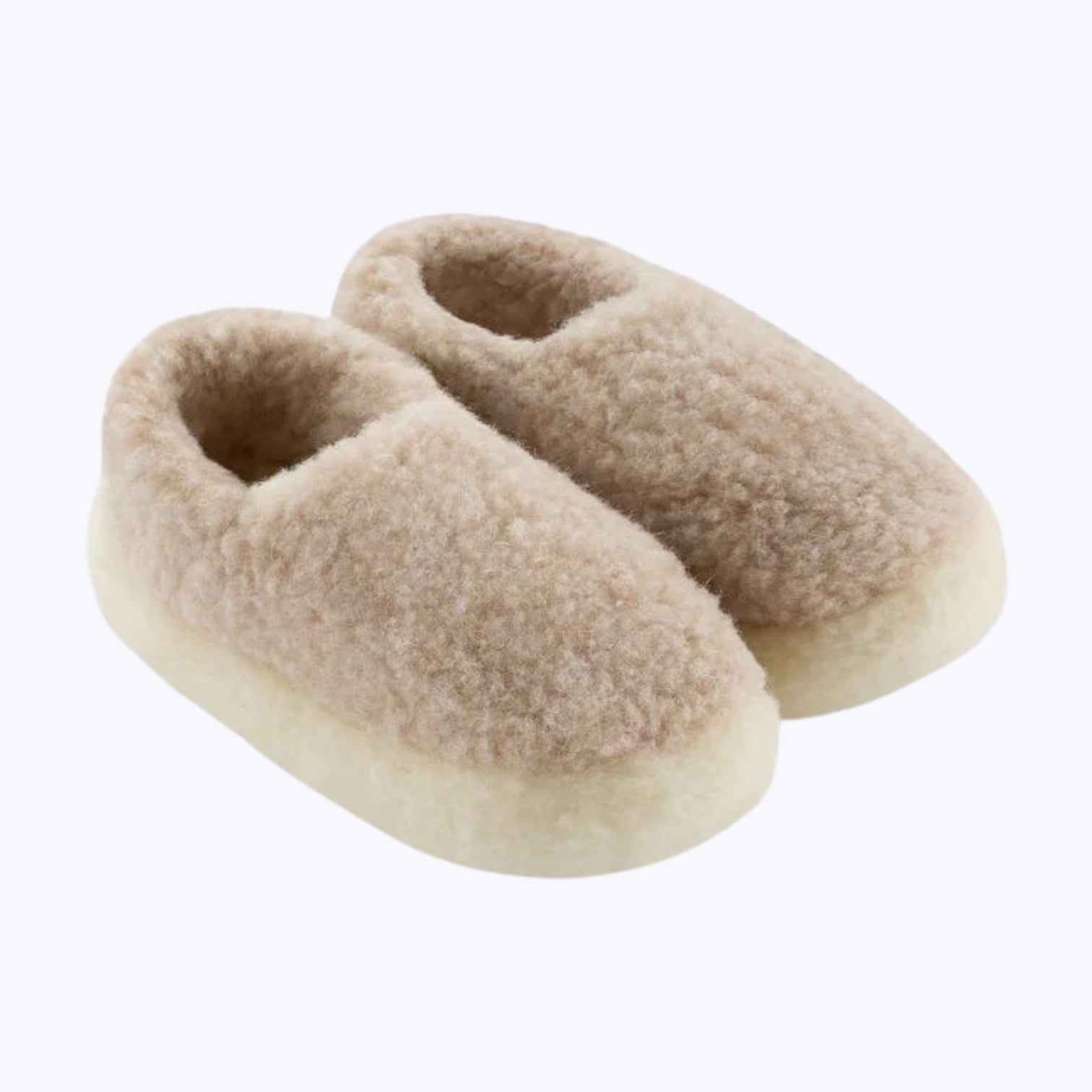 Yoko Wool Slippers Beige - Steranko Clothing Manchester