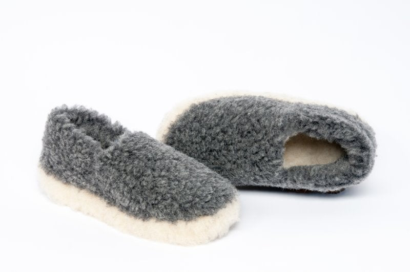 Yoko Wool Slippers Graphite - Steranko Clothing Manchester