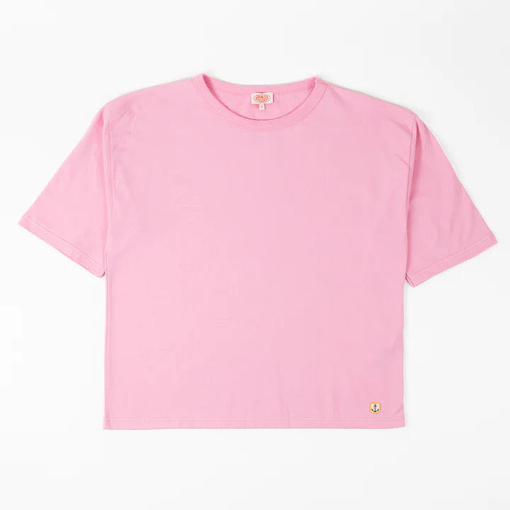 Armor Lux Short Sleeve T-Shirt Dusty Pink.