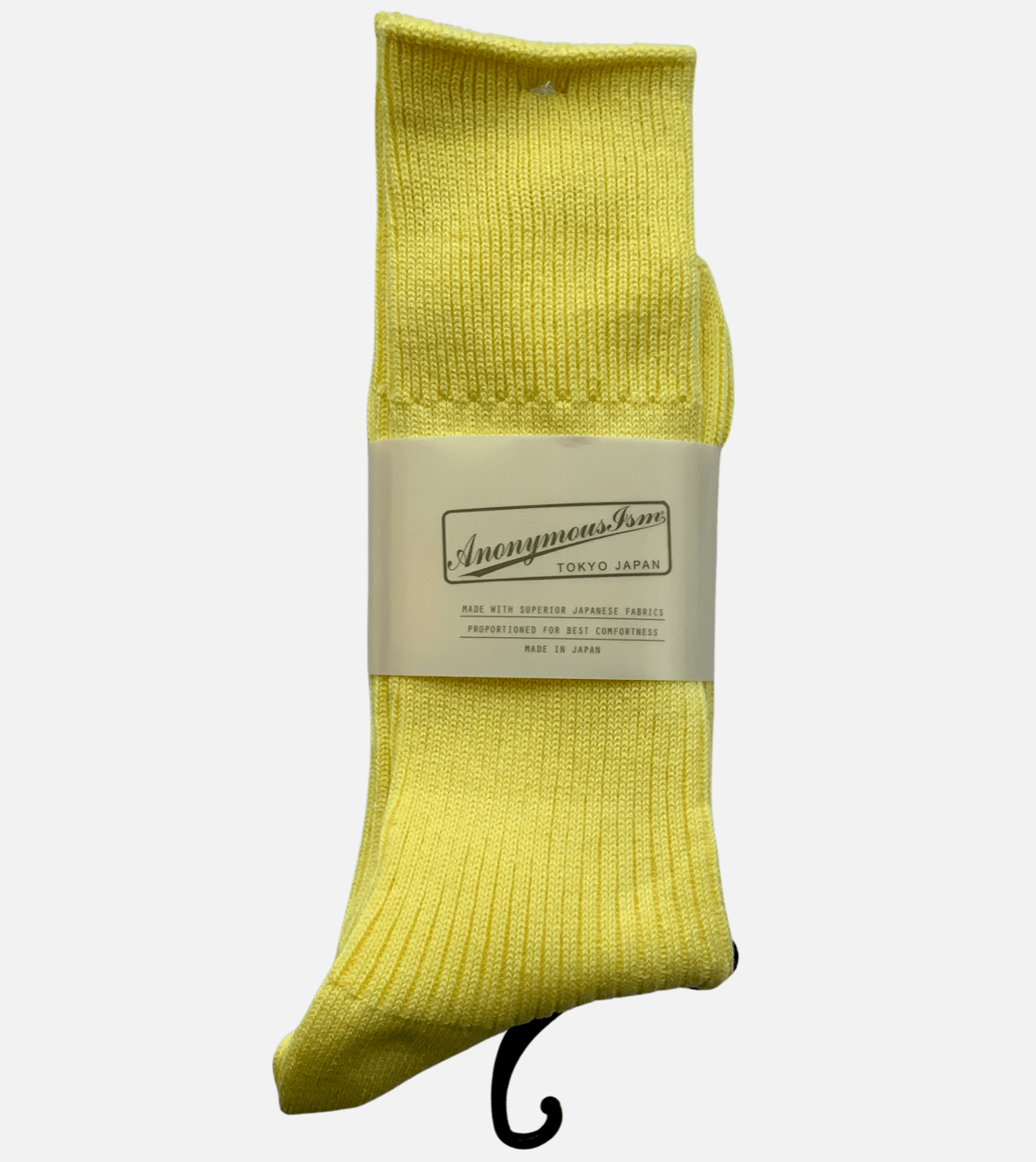 Anonymousism Brilliant Crew in Melange Yellow - Steranko Clothing Manchester