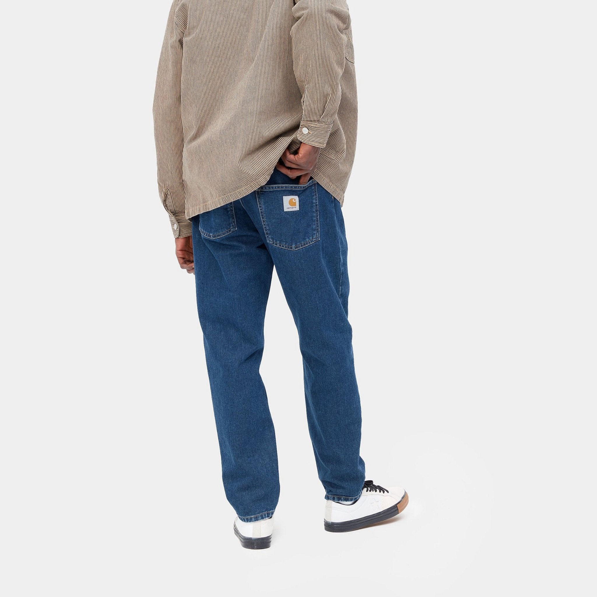 Carhartt Newell Pant 100% Organic Cotton 'Maitland' Denim Stone Wash - Steranko Clothing Manchester