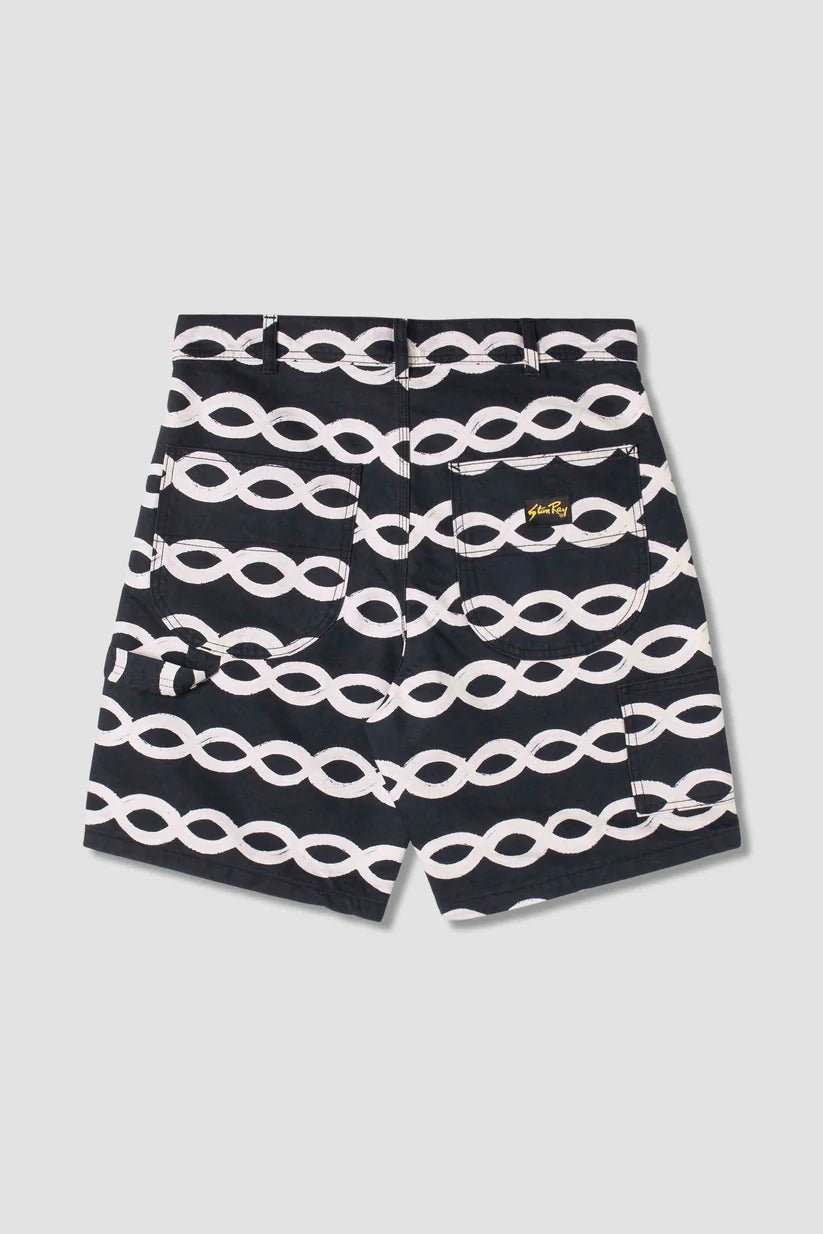 Stan Ray Painter Short Black Wave - Steranko Clothing Manchester